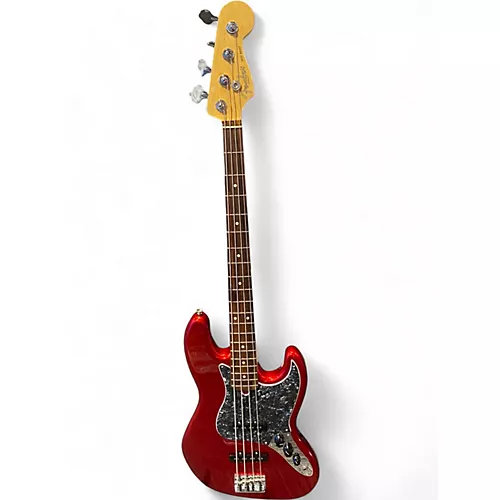 Used Fender American Professional Jazz Bass Candy Apple Red Metallic Electric Bass Guitar Candy Apple Red Metallic