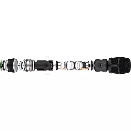 Shure RPW200 Black Nexadyne Dynamic Microphone Wireless Capsule, Cardioid