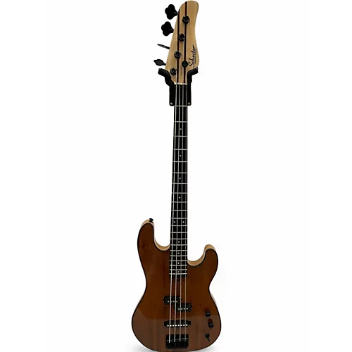 Used Schecter Guitar Research MA-4 Koa Michael Anthony Koa Electric Bass Guitar Koa