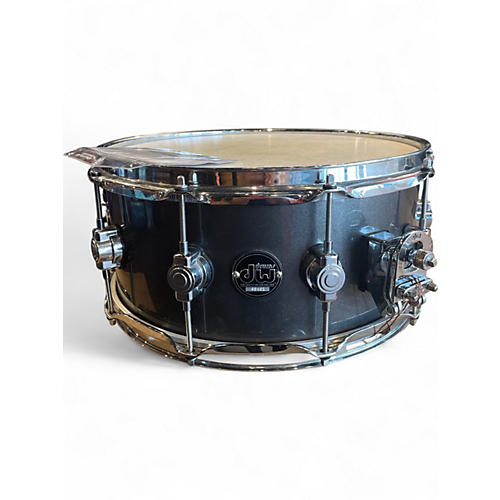 Used DW 14X6.5 Performance Series Snare Silver Sparkle Drum Silver Sparkle 213