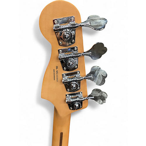 Used Fender Standard Precision Bass Orange Electric Bass Guitar Orange