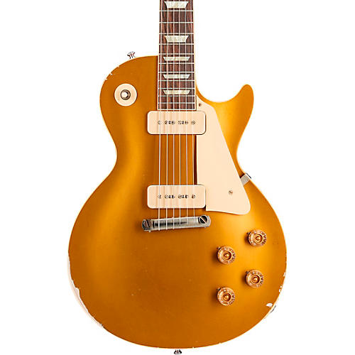 Gibson Custom Murphy Lab 1954 Les Paul Goldtop Reissue Heavy Aged Electric Guitar Double Gold