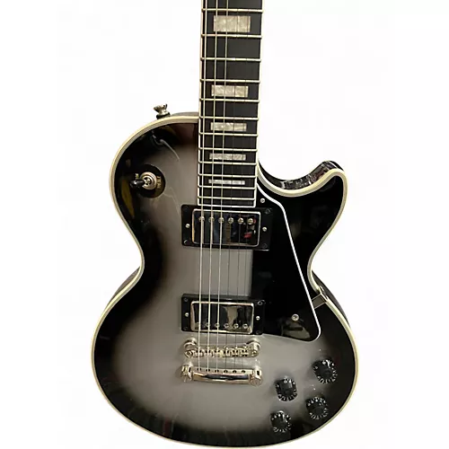 Used Epiphone Les Paul Custom Silverburst Solid Body Electric Guitar Silverburst