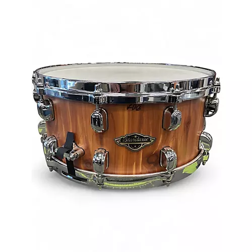 Used TAMA 6.5X14 Starclassic Performer Snare Walnut Birch Natural Drum Natural 15
