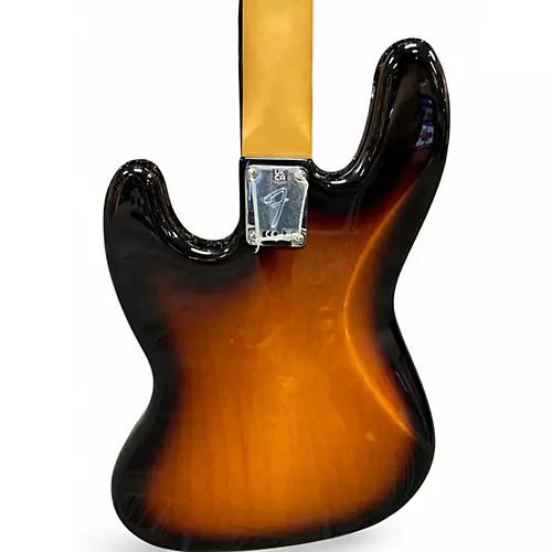 Used Fender jazz bass gold foil 2 Tone Sunburst Electric Bass Guitar 2 Tone Sunburst