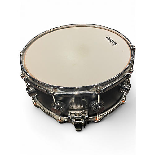 Used DW 14X6.5 Collector's Series Satin Oil Edge Snare Satin Black Drum Satin Black 213