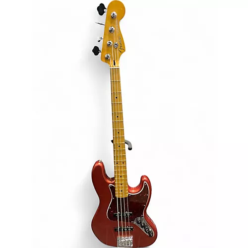 Used Fender Player Jazz Bass Aged Candy Apple Red Electric Bass Guitar Aged Candy Apple Red