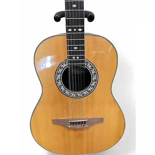 Vintage 1981 Ovation GLENN CAMPBELL SIGNATURE NATURAL 12 String Acoustic Guitar NATURAL