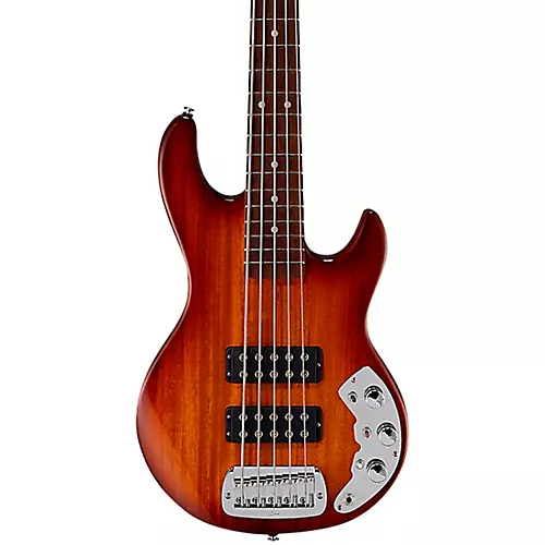 G&L CLF Research L-2500 Series 750 5-String Electric Bass Guitar Old School Tobacco