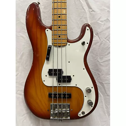 Vintage 1979 Fender Precision Bass Sienna Sunburst Electric Bass Guitar Sienna Sunburst