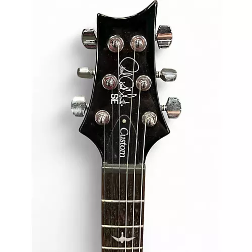 Used 2021 PRS CM4 SE Custom 24 Left Handed Trans Charcoal Electric Guitar Trans Charcoal