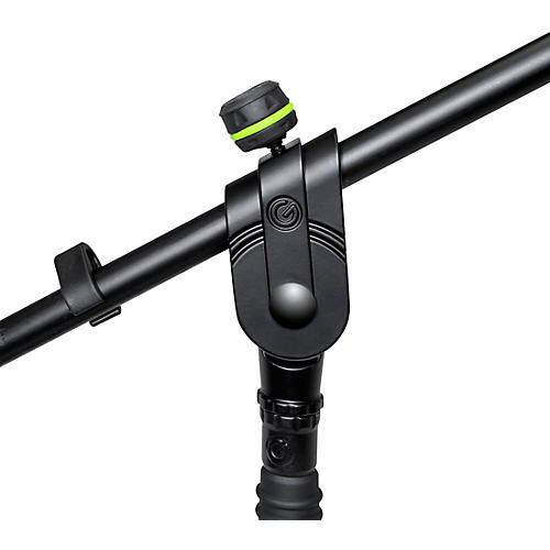 Gravity Stands Microphone Stand With Round Base and 2-Point Adjustment Telescoping Boom
