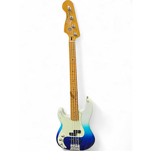 Used 2022 Fender LH Player Plus Active Precision Bass Belair Blue Electric Bass Guitar Belair Blue