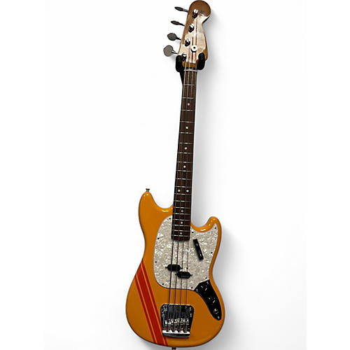 Used 2024 Fender MUSTANG VINTERA II '70'S BASS COMPETITION ORANGE Electric Bass Guitar COMPETITION ORANGE