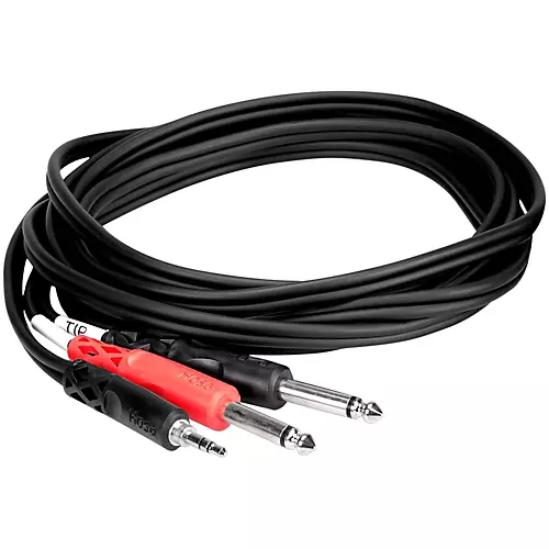 Hosa CMP-153 Stereo Y-Cable Mini Male - Two 1/4