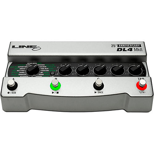 Line 6 DL4 MkII Silver Limited-Edition 25th Anniversary Delay Guitar Effects Pedal