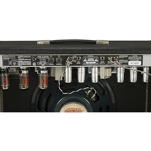 Fender '64 Custom Deluxe Reverb 20W 1x12 Tube Guitar Combo Amp Black