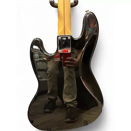 Used Fender Standard Fretless Jazz Bass Black Electric Bass Guitar Black