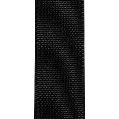 D'Addario Black Polypropylene Guitar Strap Black 2 in.