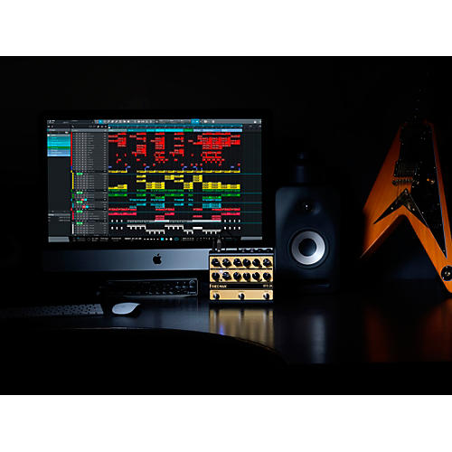 Friedman IR-X Dual-Tube Preamp DI+IR Dual-Channel 12AX7 Tubes Effects Pedal Black