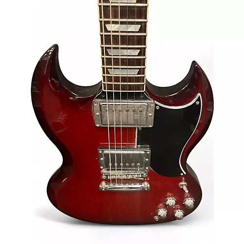 Used 2017 Gibson SG High Performance Dark Cherry Burst Solid Body Electric Guitar Dark Cherry Burst