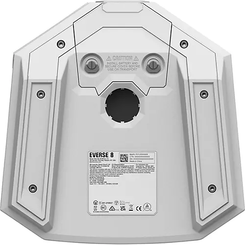 Electro-Voice EVERSE 8 Weatherized Battery-Powered Loudspeaker With Bluetooth, White
