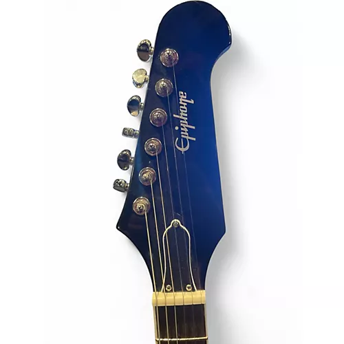 Used Epiphone Dave Grohl DG-335 Pelham Blue Hollow Body Electric Guitar Pelham Blue