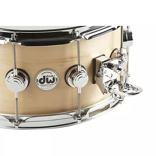 DW Collector's Series Satin Oil Snare Drum Natural with Chrome Hardware 14x5.5