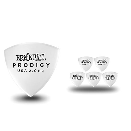 Ernie Ball Large Shield Prodigy Picks, 6-Pack 2.0 mm 6 Pack