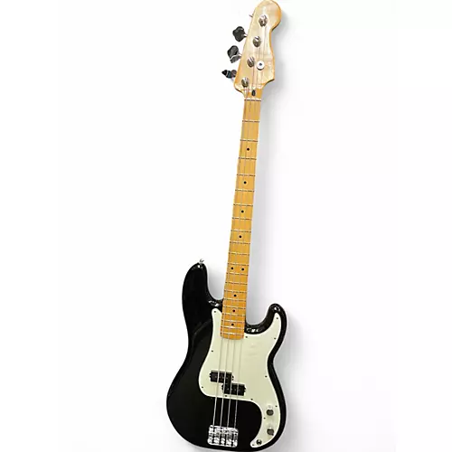 Used Fender PLAYER II PRECISION BASS  Black and White Electric Bass Guitar Black and White