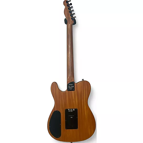 Used Fender Acoustasonic Player Telecaster White Acoustic Electric Guitar White