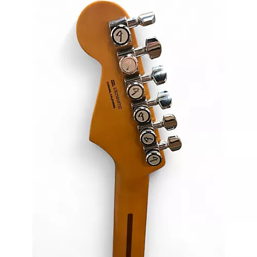 Used Fender American Ultra II Stratocaster HSS Metallic Green Solid Body Electric Guitar Metallic Green