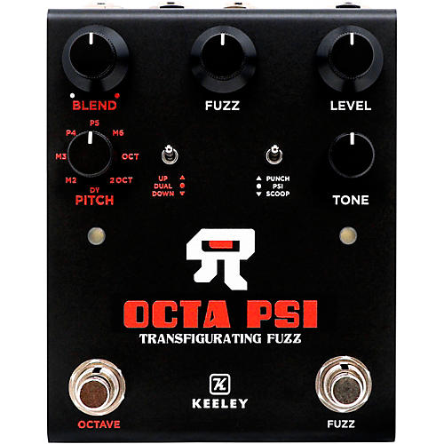 Keeley Octa Psi Transfigurating Fuzz Effects Pedal Black