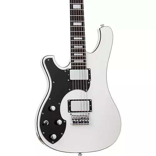 Schecter Guitar Research Stargazer-12 String Left Handed Electric Guitar Gloss White