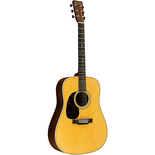 Martin D-28 Standard Left-Handed Dreadnought Acoustic Guitar Natural