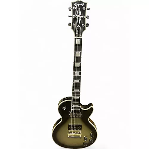 Used 2024 Epiphone Adam Jones 1979 Les Paul Custom Antique Silver Burst Solid Body Electric Guitar Antique Silver Burst
