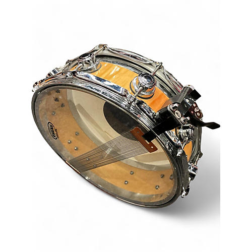 Used DW 3.5X14 Collector's Edge Series Finish Ply Snare Drum Natural Natural 106