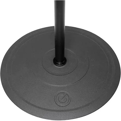 Gravity Stands Short Microphone Stand With Round Base And 2-Point Adjustment Telescoping Boom
