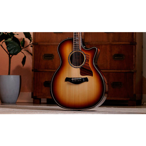 Taylor 814ce Adirondack Spruce Builder's Edition Grand Auditorium Acoustic-Electric Guitar Shaded Edge Burst