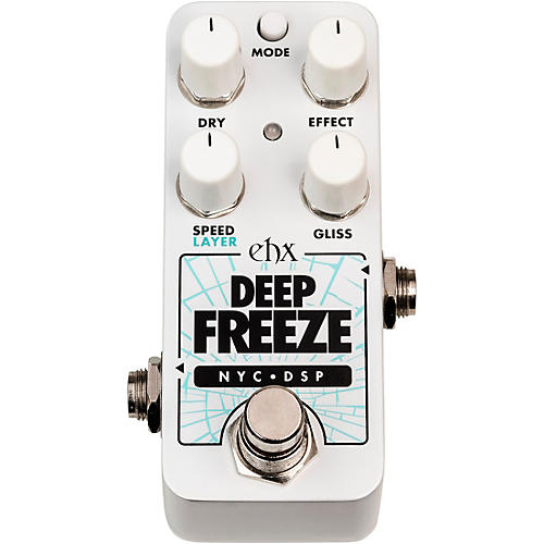 Electro-Harmonix Deep Freeze Sound Retainer Effects Pedal White
