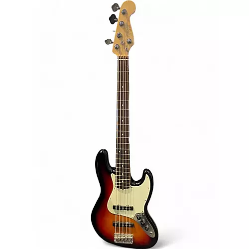 Used Fender American Professional Jazz Bass V 3 Color Sunburst Electric Bass Guitar 3 Color Sunburst