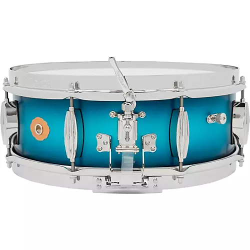 Slingerland Limited-Edition Radio King Specialty Lacquer Maple Snare Drum 14 x 7 in. Blue & Silver Lacquer