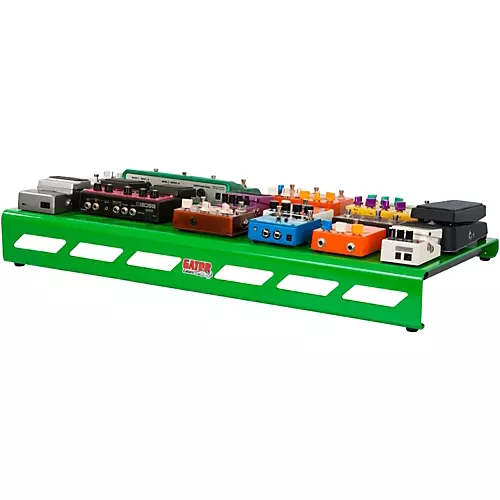 Gator Green Aluminum Pedalboard XL With Carry Bag