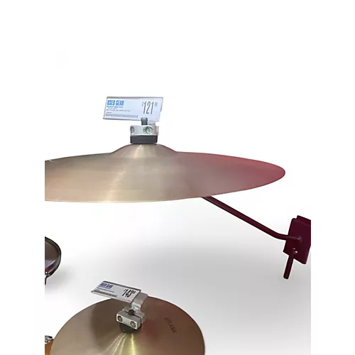 Used Zildjian 14in TURKISH 70S THIN STAMP 14 INCH CRASH CYMBAL Cymbal 33