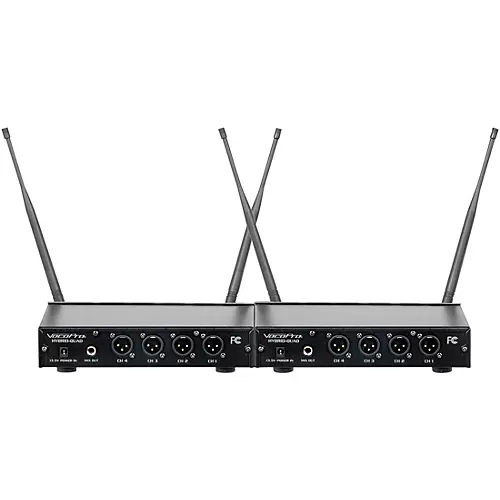 VocoPro MIB-QUAD-8B SYSTEM 8-Channel Wireless Headset/Lapel Mic-in-Bag Package, 900-927.2mHz