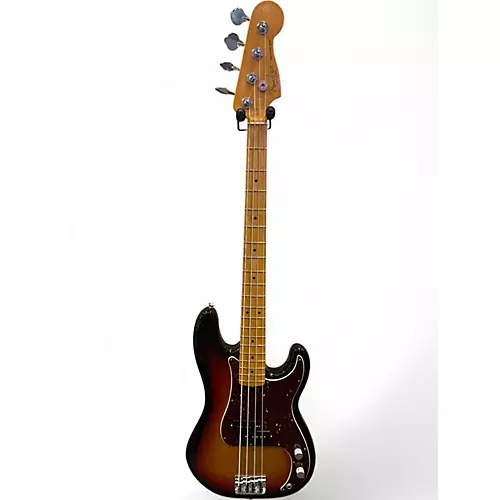 Used Fender American Pro II Precision Bass 3 Color Sunburst Electric Bass Guitar 3 Color Sunburst