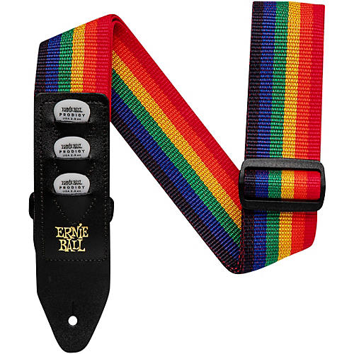 Ernie Ball Colored Pickholder Straps Burgundy 2 in.
