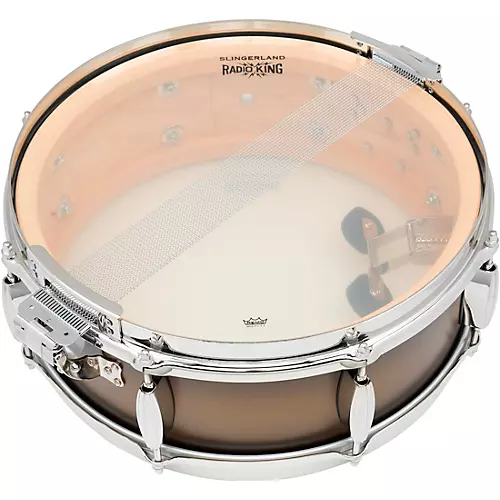 Slingerland Limited-Edition Radio King Specialty Lacquer Maple Snare Drum 14 x 7 in. Blue & Silver Lacquer