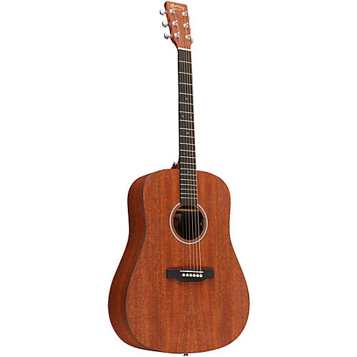 Martin DX1E X Series Left-Handed Dreadnought Acoustic-Electric Guitar Figured Mahogany