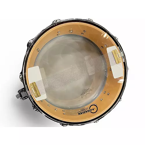 Used DW 6X14 Collector's Series FinishPly Top Edge Snare Broken Glass Drum Broken Glass 13